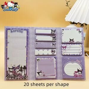 #6059 Hello Kitty & Friends - Kuromi  180 Piece Sticky Note Book